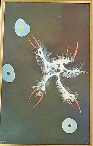 The Human Disease - Original Artwork by A.E. (TED) Ingram Oil