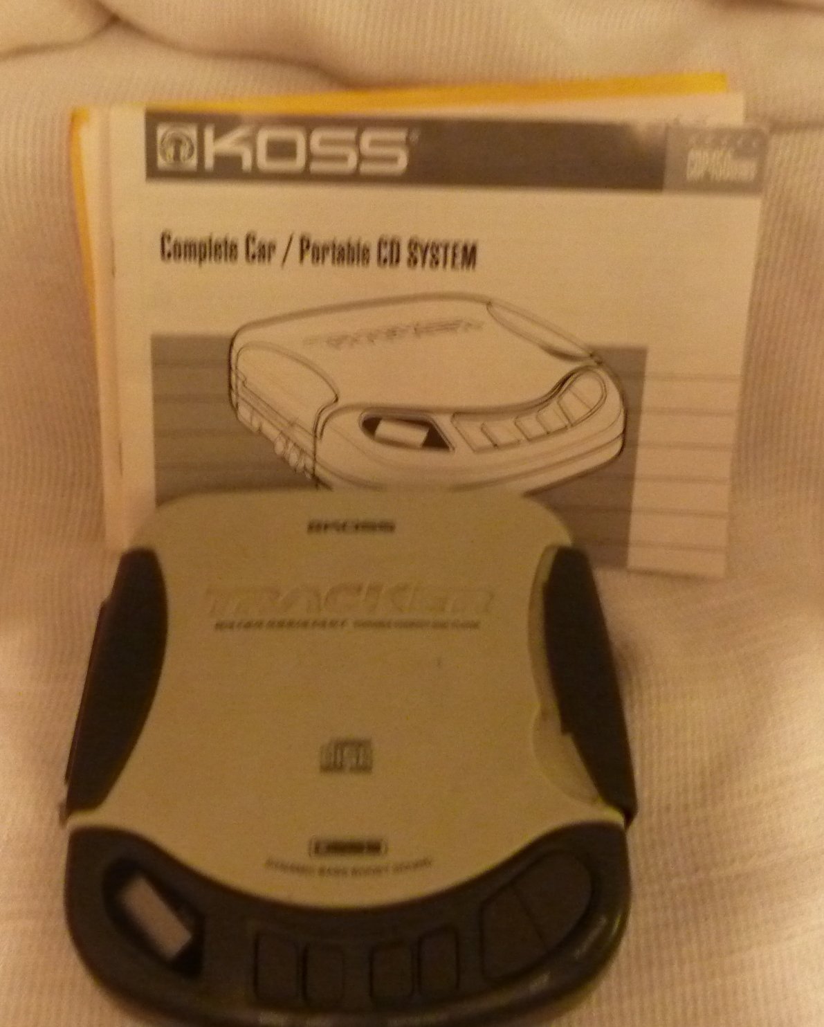 Koss Portable CD System CDP450 Water Resistant 'Tracker' With 2-6.5" Speakers