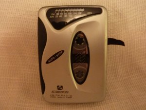 Audiovox Portable AM/FM Radio Stereo Cassette Player
