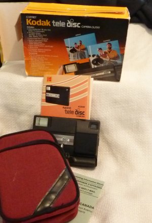 Kodak Teledisc Camera outfit  1985  1990  with Case
