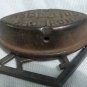 ANTIQUE/ VINTAGE/ OLD COLLECTIBLE ASBESTOS SAD IRON ~ CAST IRON ~ DOUBLE POINTED ~ STAND