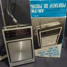 Vintage Realistic AM/FM  12-174 Pocket Portable Radio in Original Box