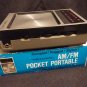 Vintage Realistic AM/FM 12-174 Pocket Portable Radio in Original Box