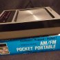 Vintage Realistic AM/FM 12-174 Pocket Portable Radio in Original Box