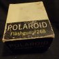 Polaroid Flashgun #268 in original box + 9 new bulbs