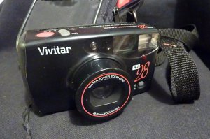 Vivitar WZ 28 Power Zoom Camera -field case