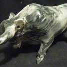 Beautiful Bull Figurine carved in Onyx 9 1/4" long x 4 5/8" high