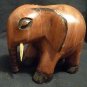Kenyan (Tisi) Carved Elephant -Teak Wood