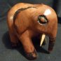 Kenyan (Tisi) Carved Elephant -Teak Wood
