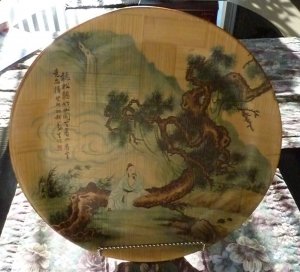 Pine & Bamboo Plates 2-12" -Chow Chingsent or Sun Yun-Shang