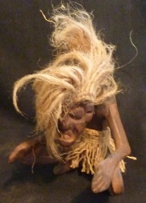 Indonesian Wood Carvings   - Ugliest - & Mini-ugly