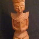 Bali Carving Wood Statue Janger Dancer from Thailand