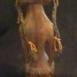 BRAZILIAN HAND CARVED ROSE WOOD WOMAN- 19" high x 2 3/4" x 2 3/4"