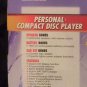 Memorex Personal Compact Disc Player & Car Kit Brand New in Box