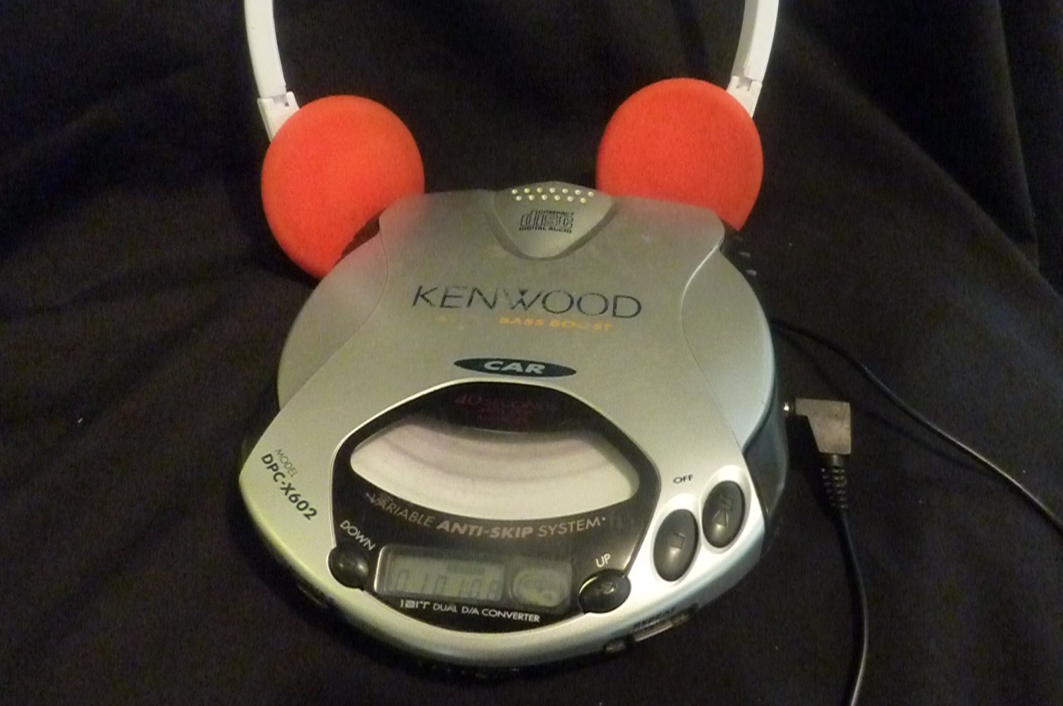 Kenwood Extra Bass Boost Digital Audio DPC-X602 Car Portable CD Player