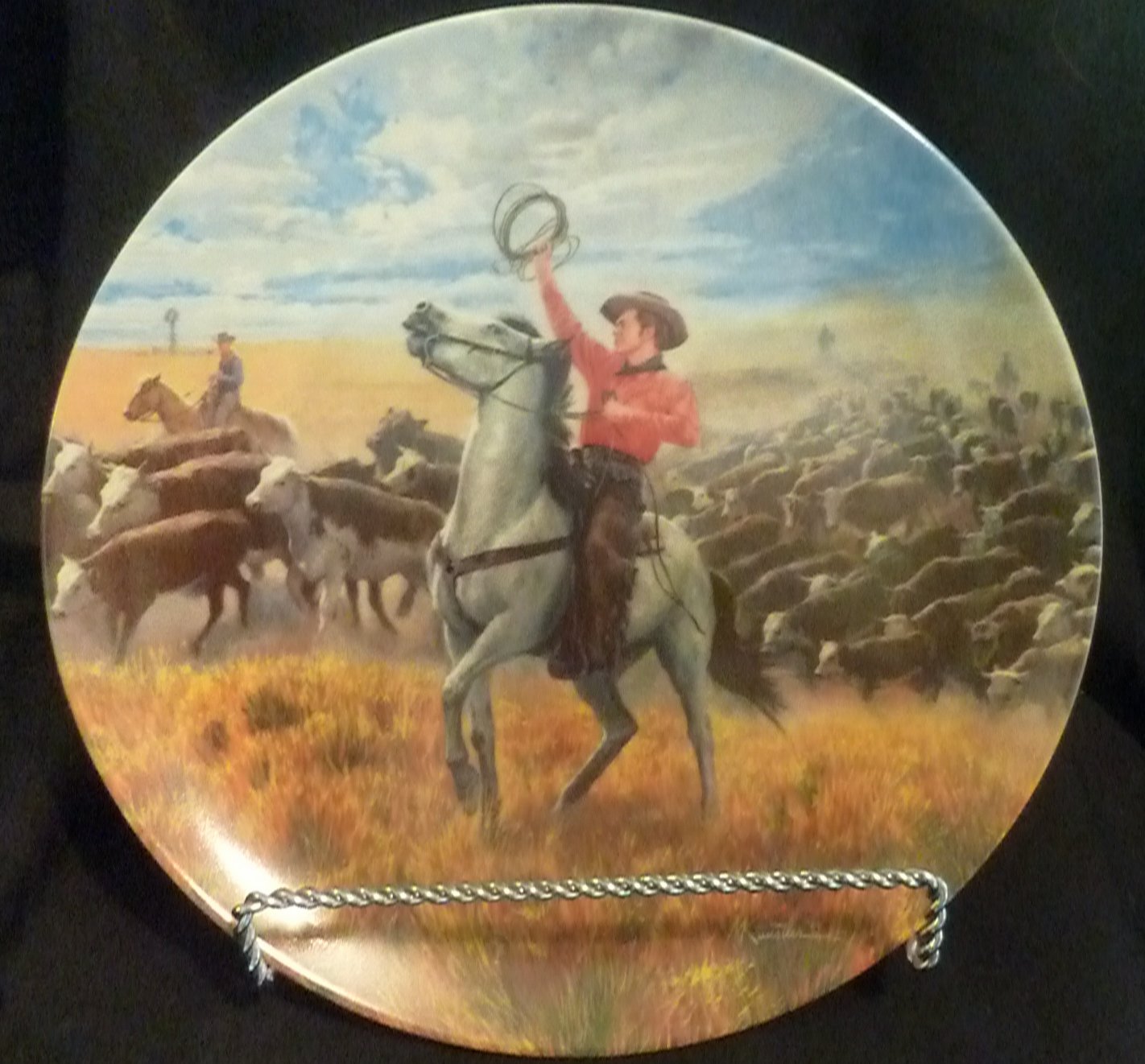 Knowles Collector Plate "Oklahoma" Mort Kunstler (Oklahoma Musical)