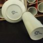 Schmid-60 Porcelain -6 piece Japanese Tea Cups and Saucers