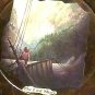 13 1/2" Diameter Wooden Plaque/Tray "The Last Shore"