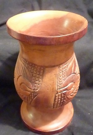 Koa Wood 9" High - Hand made vase