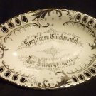 German Candy Dish - Oval - 9 1/4" Long
