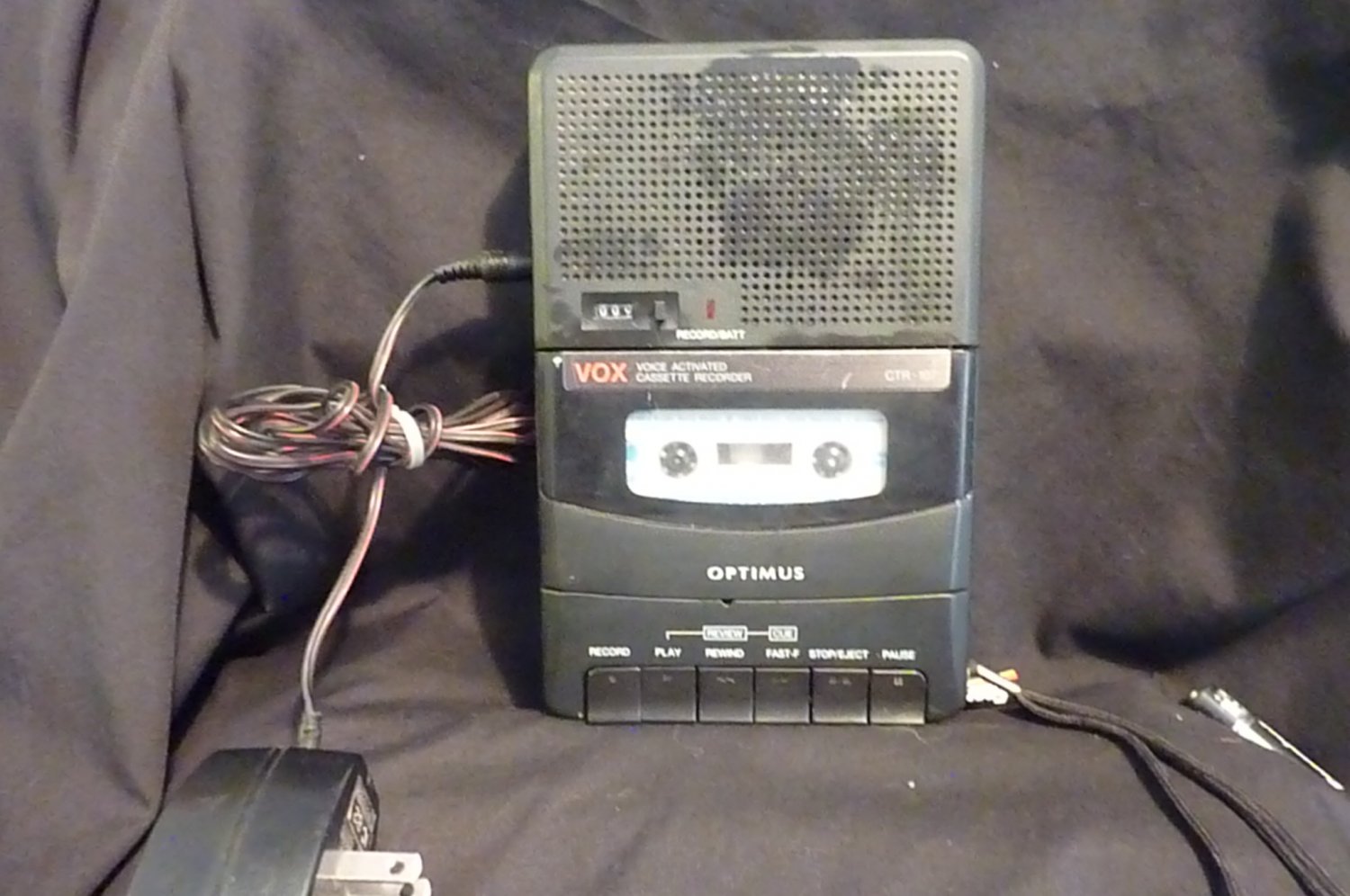 Optimus CTR-107 Vox Cassette Recorder