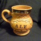 'Ale' ceramic potbellied mug 'G' Japan 346