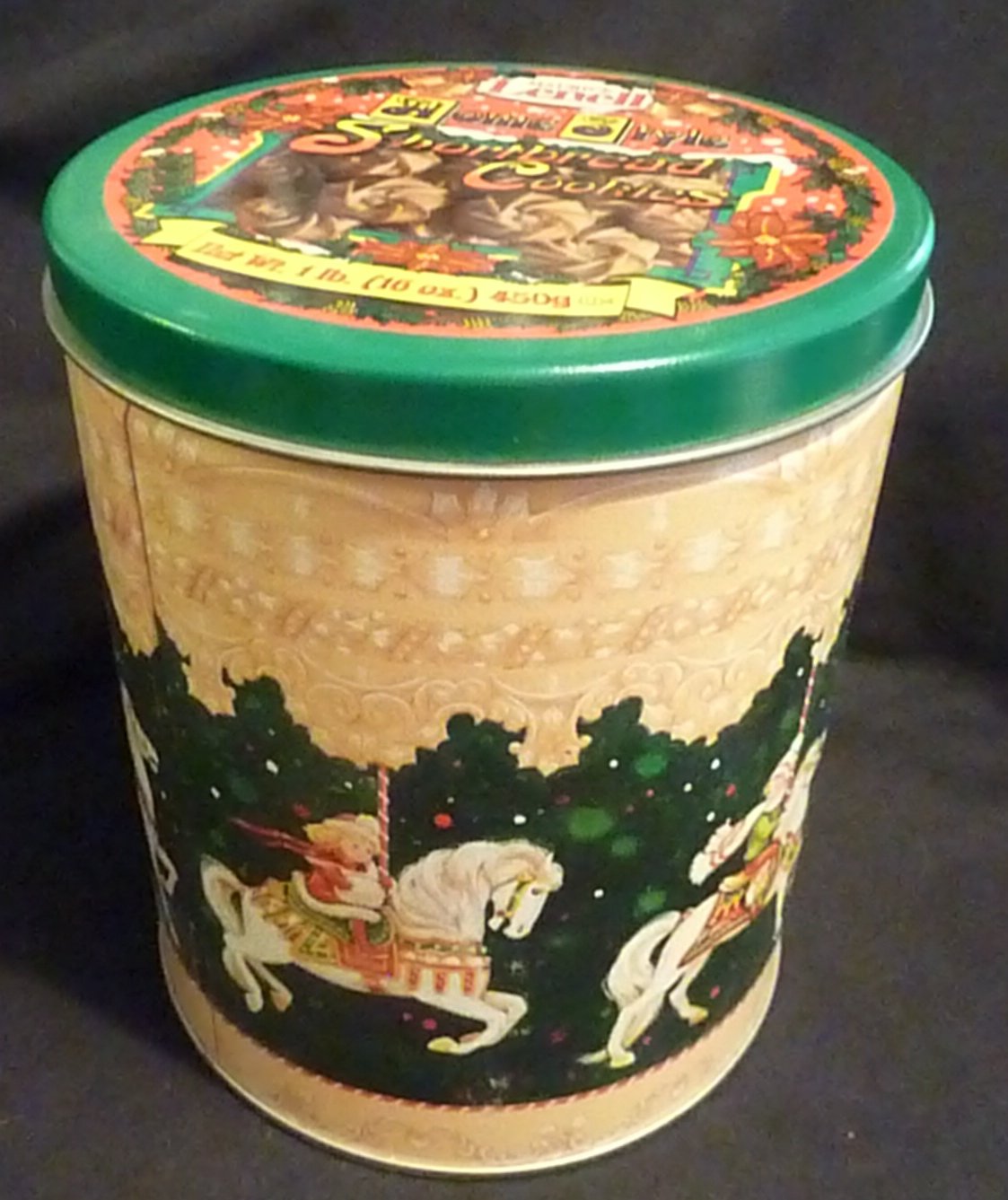 Maurice Lenell Shortbread Cookies Cannister Empty 1994