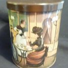 Late 1800's motif 'Tea Time' Cannister