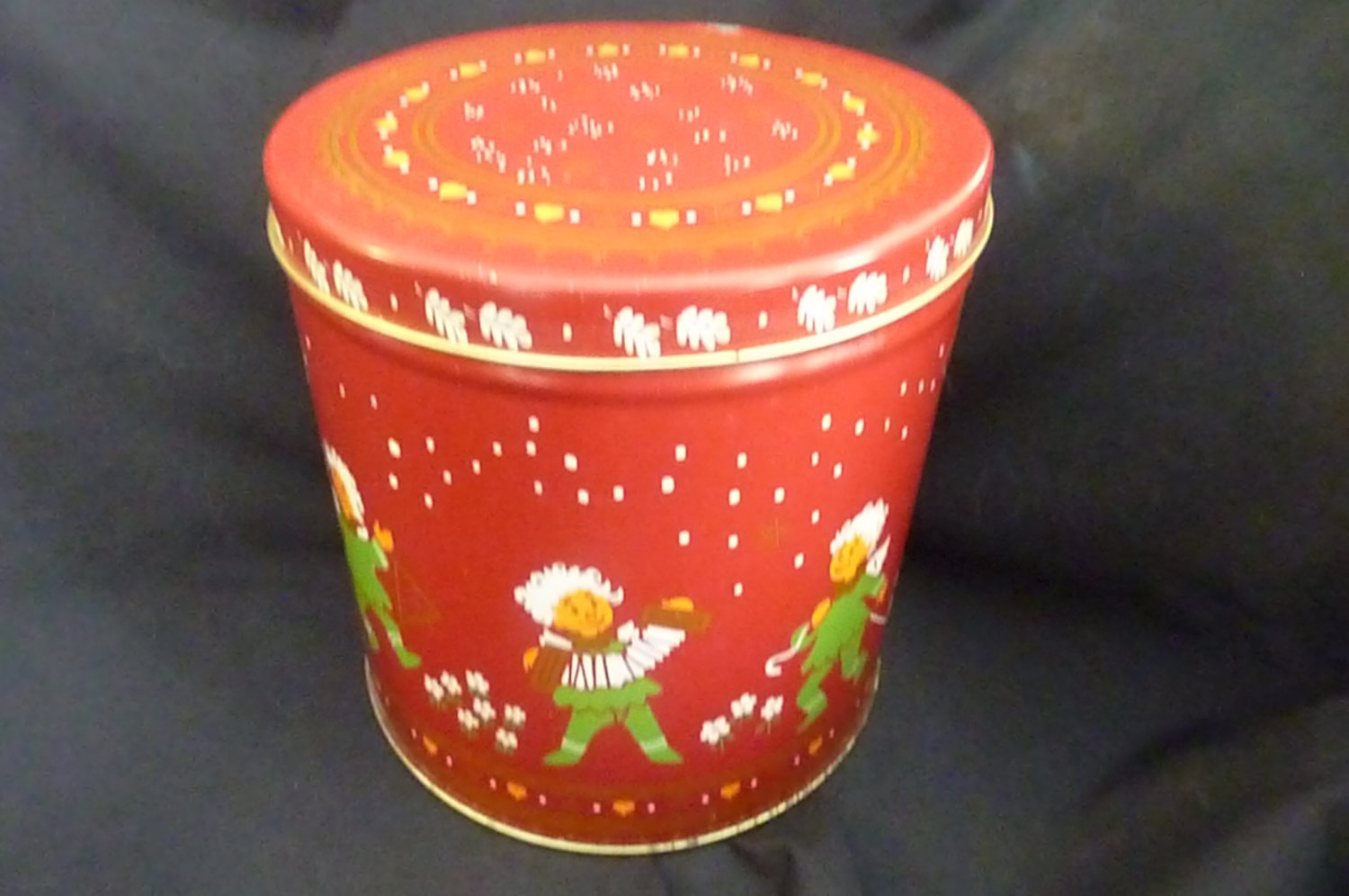 Red "Angel" Canister circa late 1950's early '60's