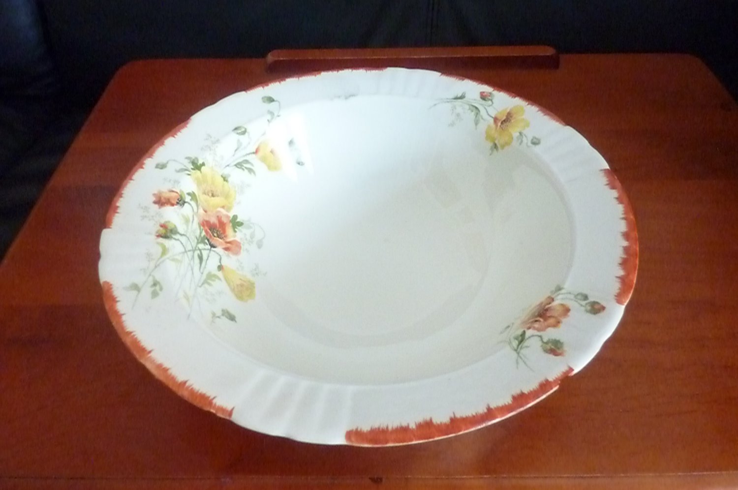 Myott Salad (or dessert) Bowl - Rose Design 1931