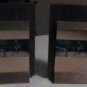 Gordie Howe Bookends (Wood & Brass)