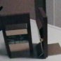 Gordie Howe Bookends (Wood & Brass)