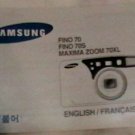 Samsung Maxima Zoom 70XL Manual