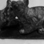 Soapstone 2 Bear Cubs playing- Wolf Sculpture