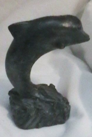 Dolphin hand carved soapstone
