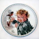 "Little Red Robins" by Maud Tousey Fangel~Signed China Collector Plate
