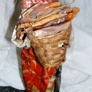Mexican Paper Mache Sculpture Woman with peppers