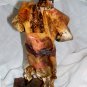 Mexican Paper Mache Sculpture Man with Fruits