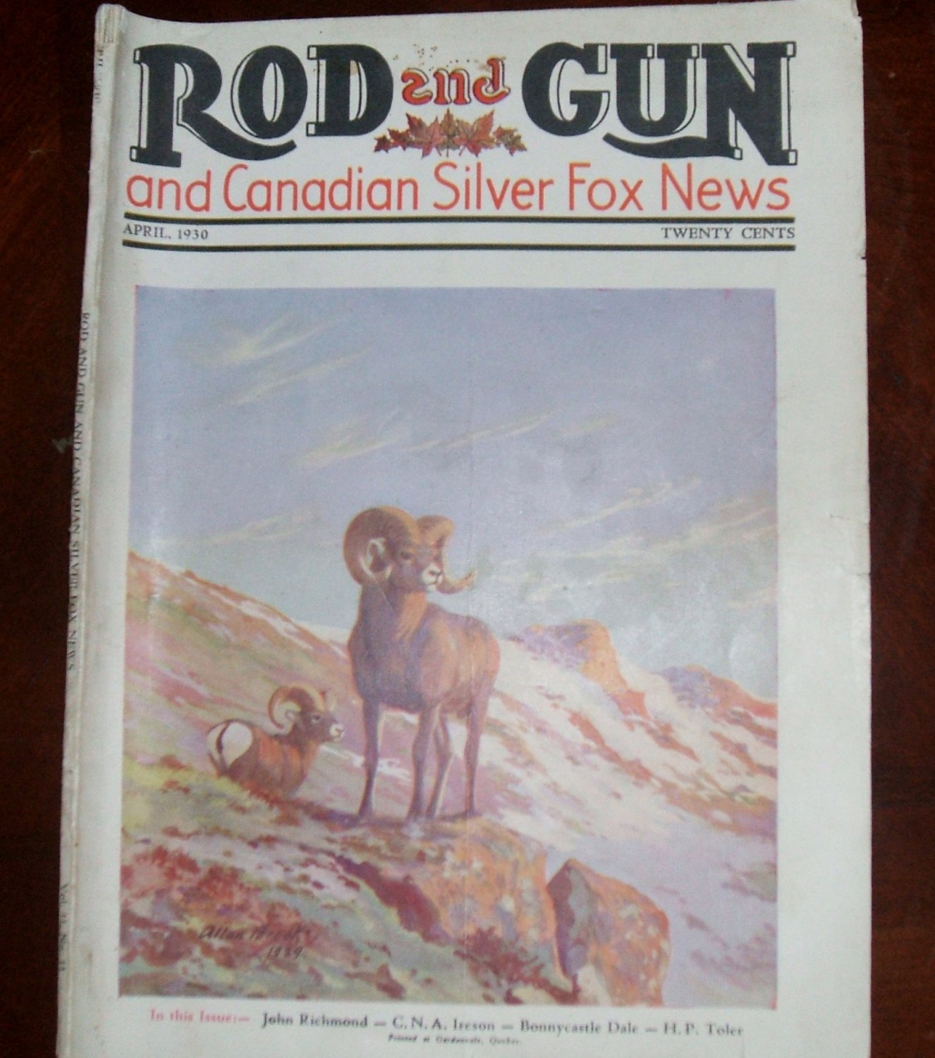 Rod and Gun Canadian Silver Fox News April 1930