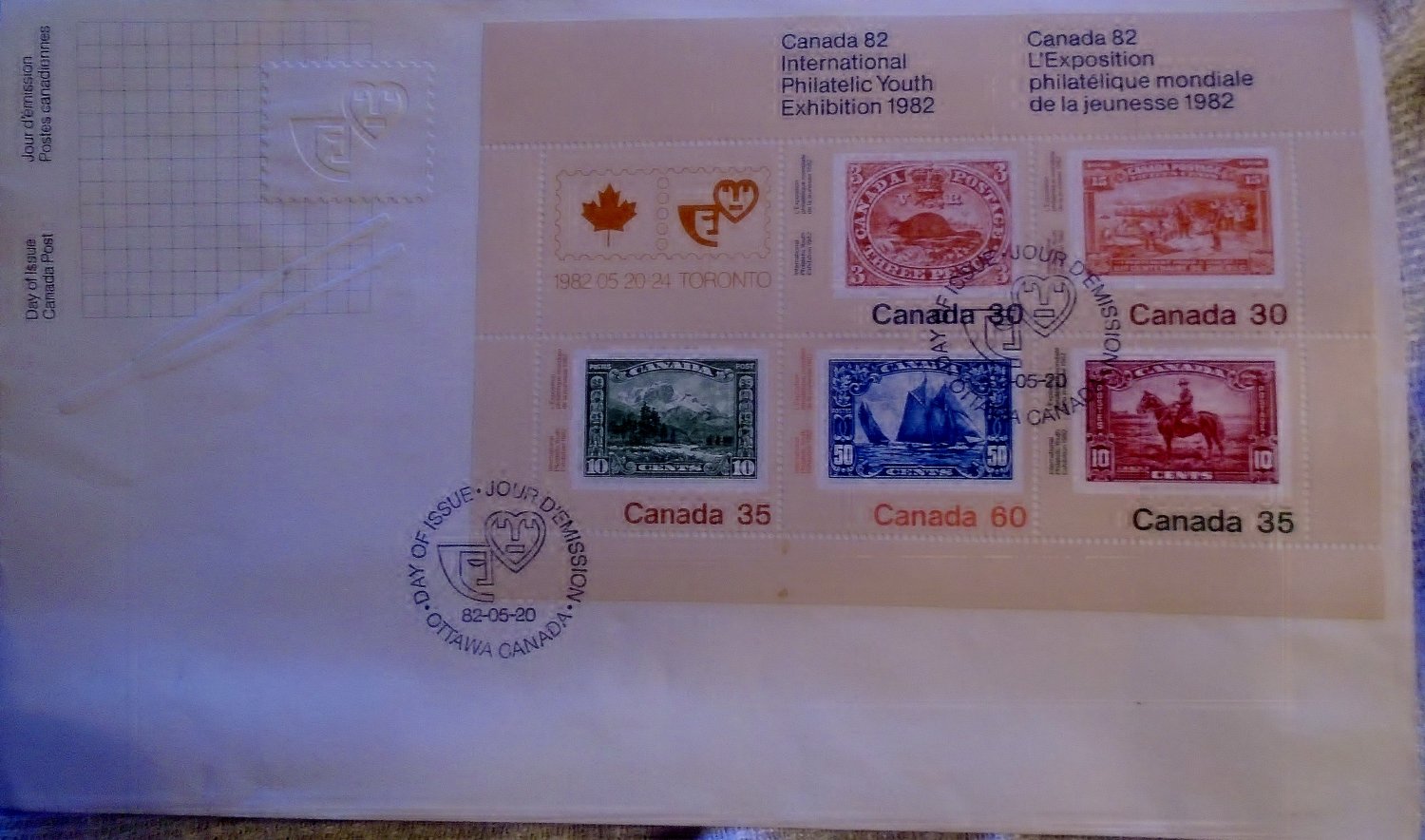 Canada 82 International Philatelic Youth Exhibition 1982