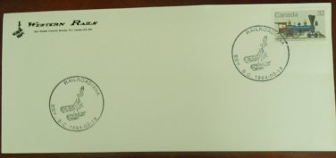 Canada 1984 Railroadiana First Day Cover Limited Edition #52 of 80