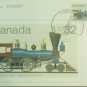 Canada 1984 Railroadiana First Day Cover Post Card Limited Edition #94 of 300