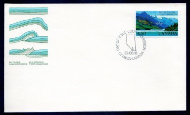 Canada 1982 First Day Cover Waterton Lakes National Park