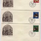FDC AL91 Canada 1982 Christmas Set 3 pcs
