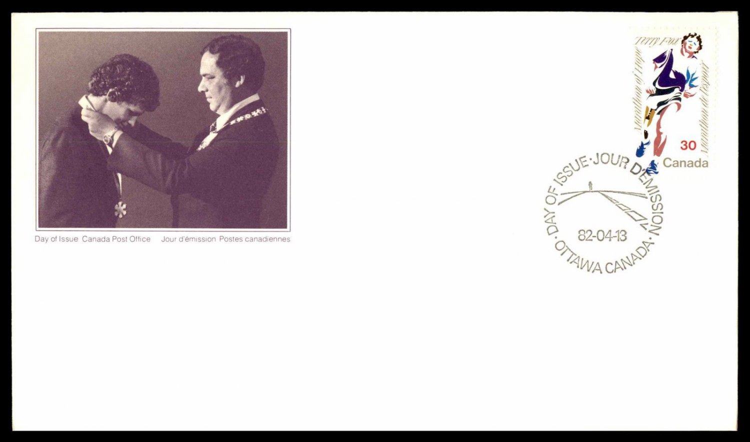 Canada - First Day Cover FDC - 1982 - TERRY FOX # 915