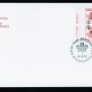 1981 Canada FDC SC 907 MAPLE LEAF IB LL BLOCK