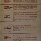 Daily needs and meal planning 1950 Canada