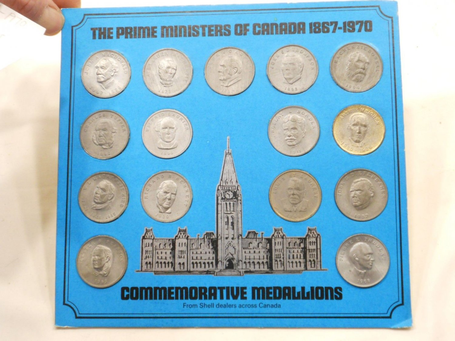 Prime Ministers of Canada Commemorative Medallions