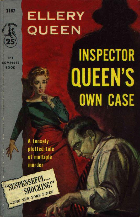 RARE 1957 Ellery Queen PB Inspector Own Case Paper Back