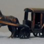 Miniature metal Amish Horse & Buggy (crest: Kalona Iowa)